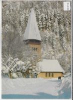 Meiringen - Kirche im Winter
