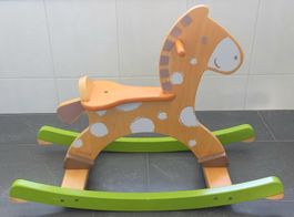 Janod Holz-Schaukelpferd „Caramel“ – Hochwertiger Klassiker