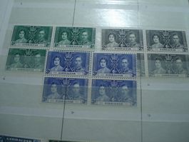 Gibraltar, Satz 4erblocks  Krönung 1937, **