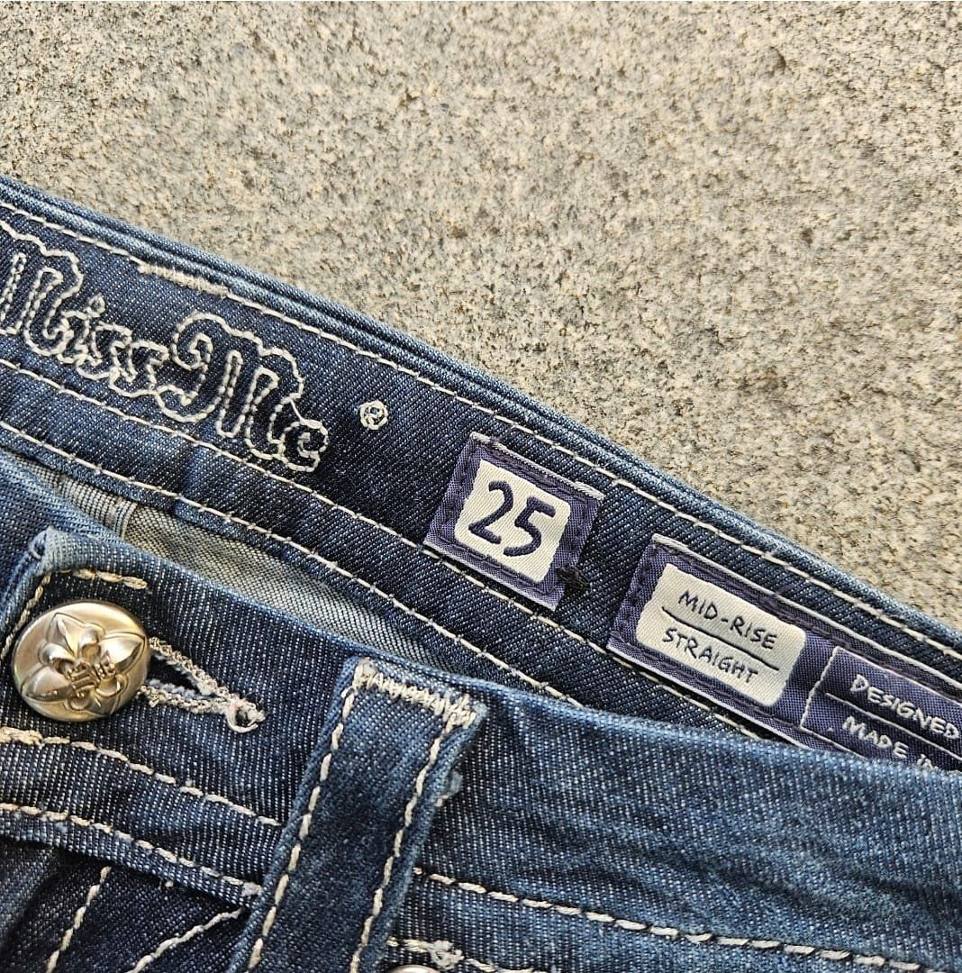 True Religion Jeans: Miss Me NAVY Jeans Size 25 – Usato da Wangen SZ venduto da Butchers_Boutique 5