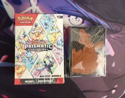 Pokemon: Prismatic Evolutions Booster Bundle & Sleeves Dazu