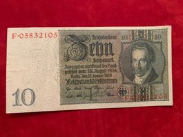 DEUTSCHLAND - 10 Mark 22. Januar 1929 - Fast Vorzüglich