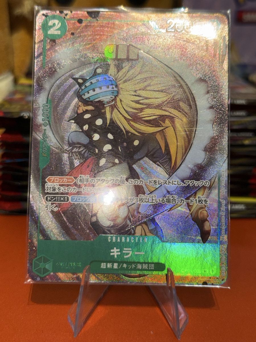 Bandai Carte collezionabili: Killer (OP01-039) – Nuovo (secondo la descrizione) da Bern venduto da Ludixii