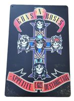 Guns N'Roses - Blechschild (neu, OVP)