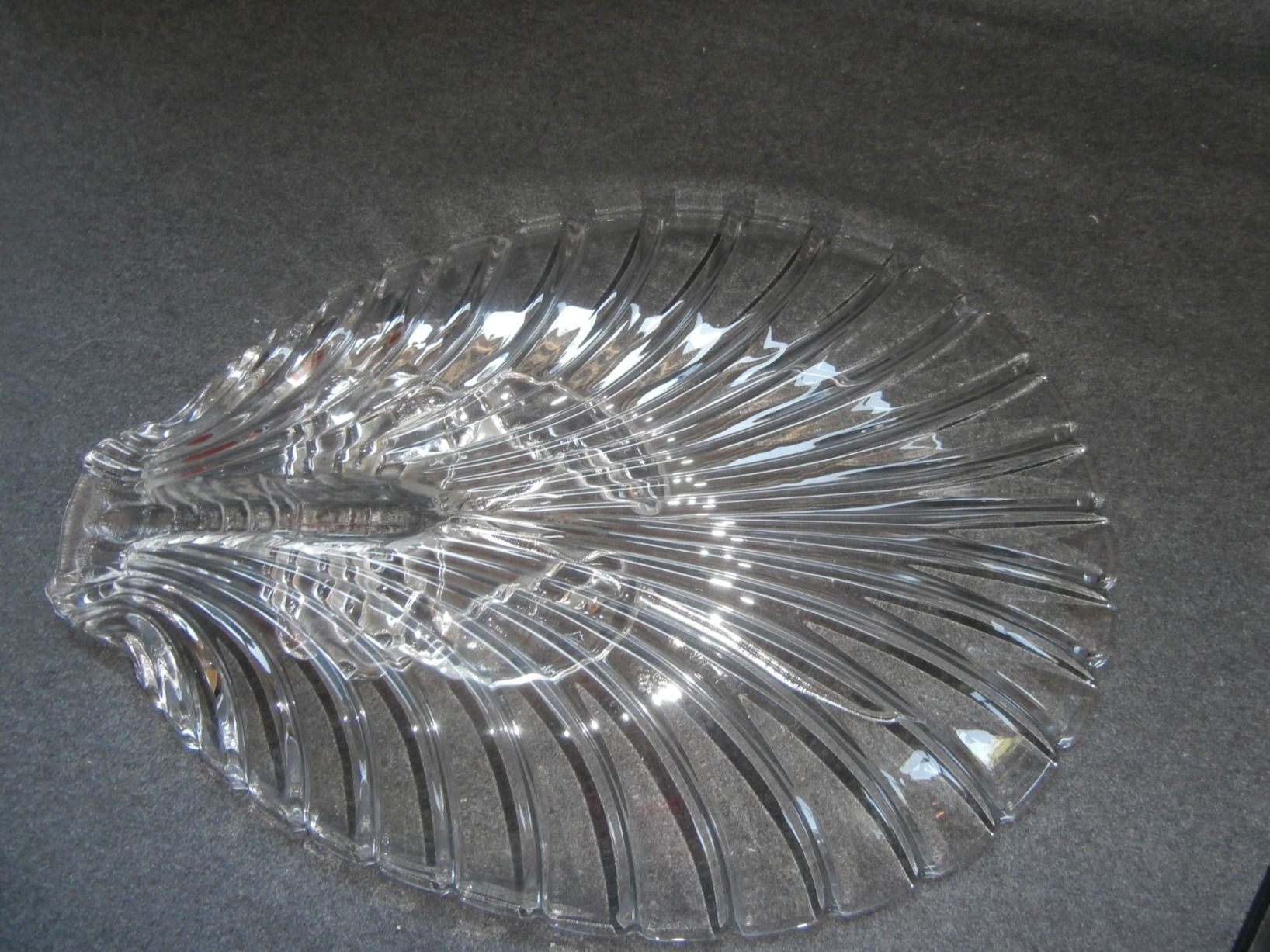 Walther Glas Servierplatten: Hummer Servierschale-Servierplatte Glaskristall Walther – Gebraucht aus Rüschegg-Heubach von Ofen111