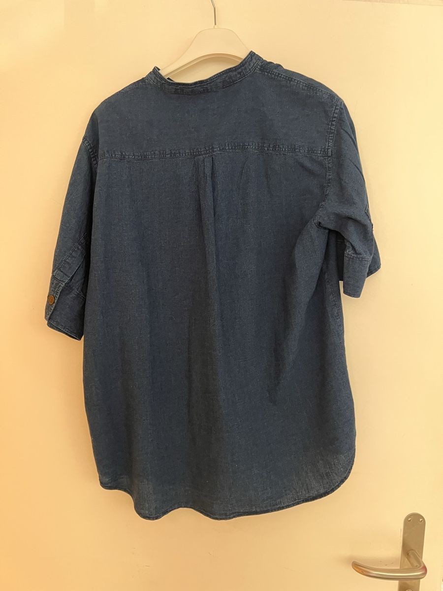 Closed Camicette: Denim Bluse Closed, Gr. S, oversized blau  – Usato da Solothurn venduto da Brini06 5