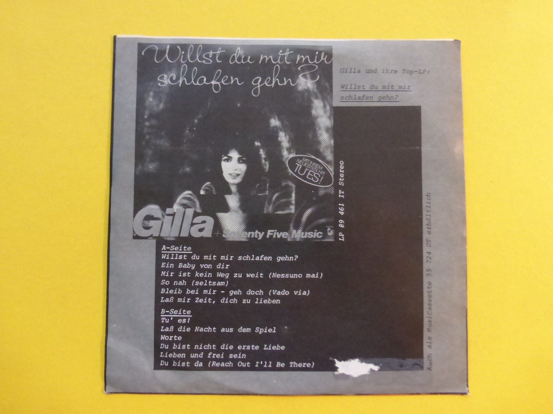 Dischi in vinile: Gilla – Ich Brenne – Usato da Zürich venduto da Swiss57 1