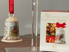 Weihnachtsglocke aus Porzellan von Hutschenreuther 2005