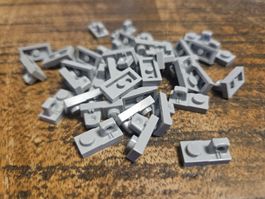 lego 30383 lot de 40 pièces Light Bluish Gray Hinge Plate