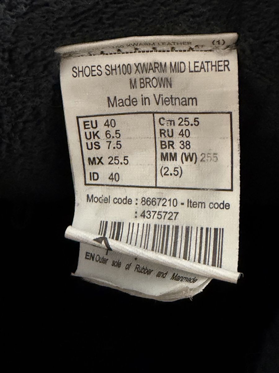 Scarpe per ragazzi: Winterschuhe Leder Gr. 40, waterresistent, Qechua – Usato da Kaufdorf venduto da Djvip 4