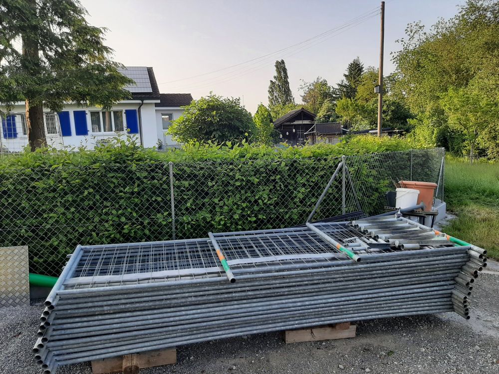 Bauzäune verzinkt 120 cm hoch Kaufen auf Ricardo