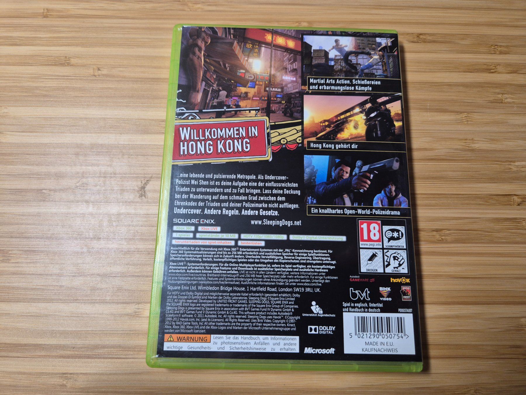 Spiele: Sleeping Dogs für Xbox 360 – Gebraucht aus Ried-Muotathal von Kaegi16 2