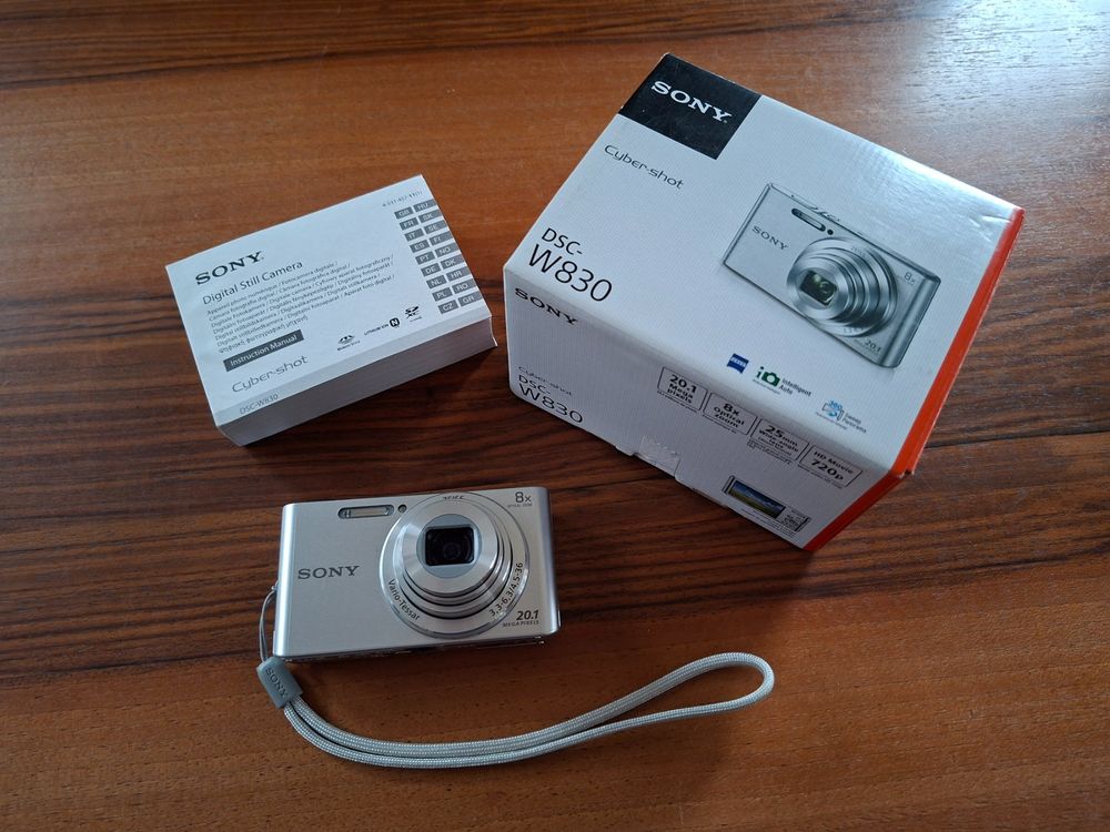 Sony Cybershot DSC-W830 Digitalkamera Silber - Top Zustand! (Gebraucht ...