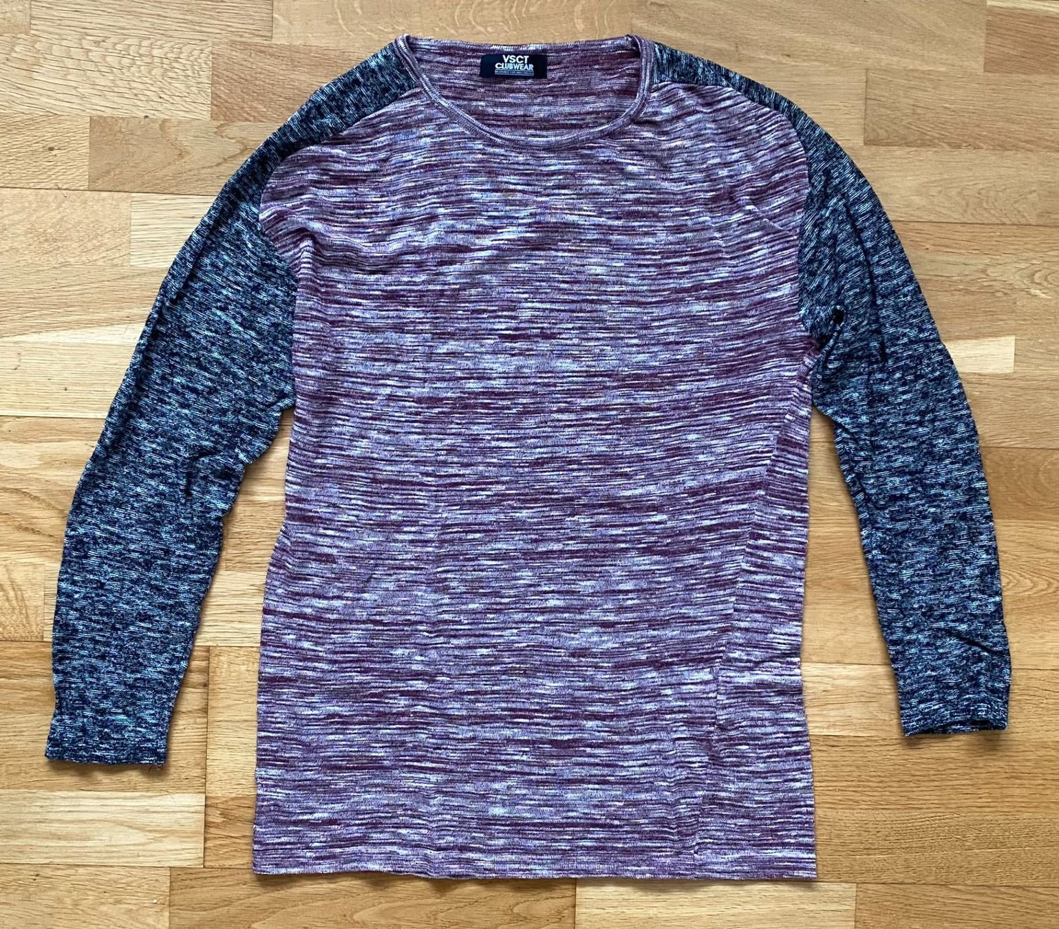 Pullover & Sweatshirts: Pullover / Long-Sleeve BORDEAUX / GRAU Gr. S – Gebraucht aus Chur von datho7278 1