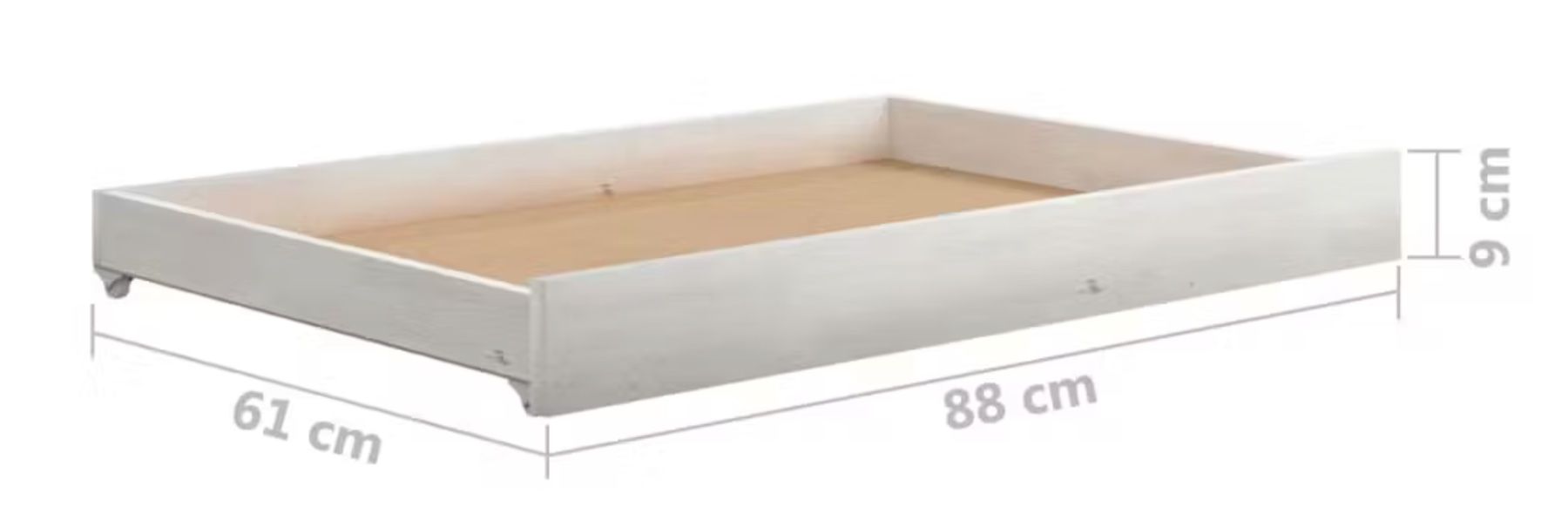 Sonstiges für Haushalt & Wohnen: 2-Set Bettschubkasten flach weiss NEU – Neu und originalverpackt aus Ehrendingen von Denkro 2