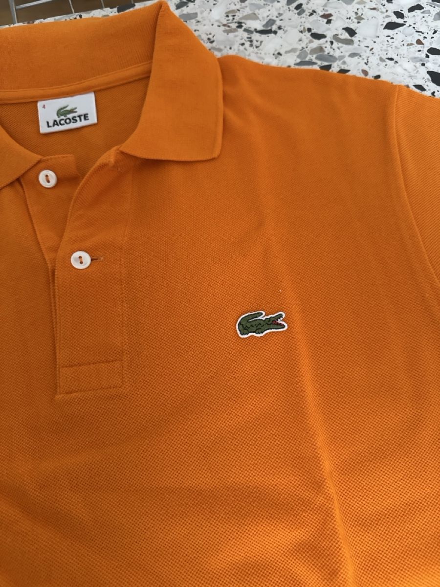 Lacoste Magliette Polo: Polo Lacoste orange taille 4 comme neuf – Nuovo (secondo la descrizione) da Genève venduto da Davidspiky17 2