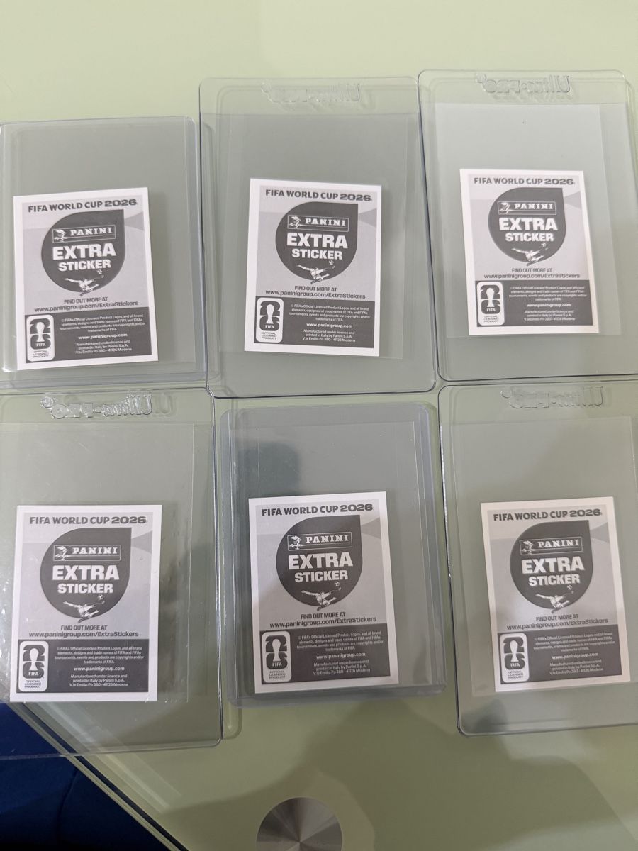 Panini Carte collezionabili: 6 Extra Sticker, Bronze et Violet – Usato da Renens VD venduto da Eduardo27. 1