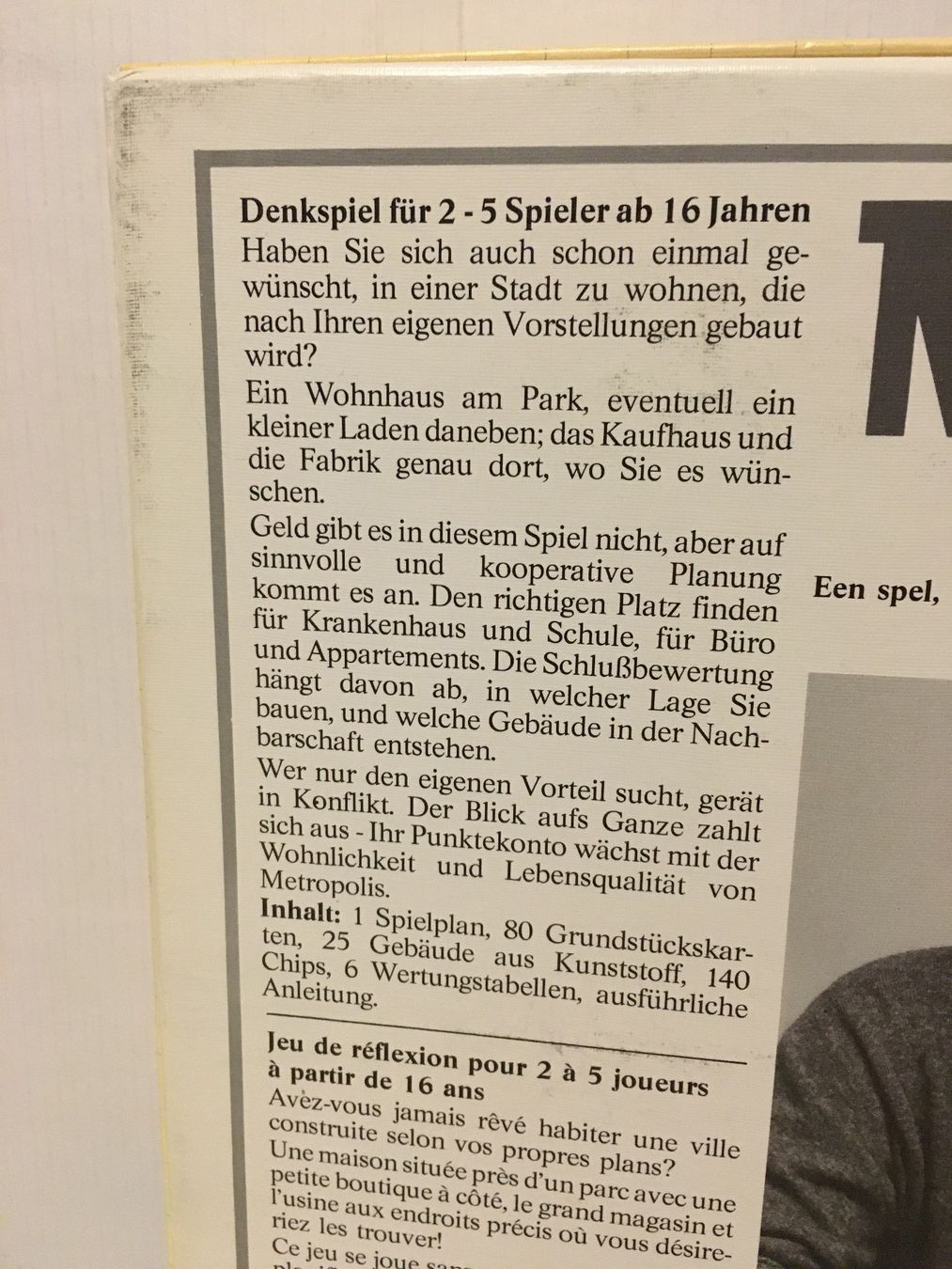 Ravensburger Spiele: Metropolis - Spiel von Ravensburger - 1984 – Gebraucht aus Andwil SG von Rainboli 4