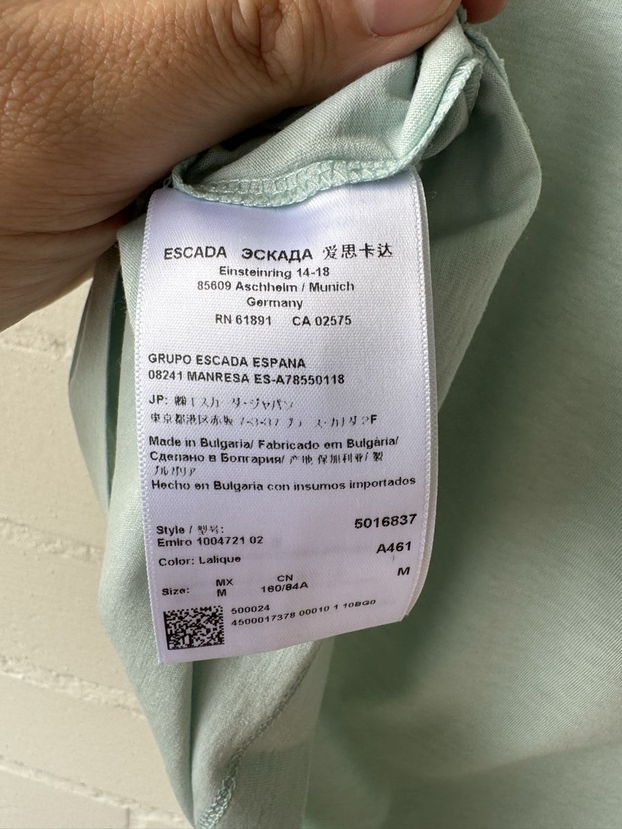 Escada Top: Escada Top mit Print mint Gr. M – Nuovo (secondo la descrizione) da Brütten venduto da Rod816 5