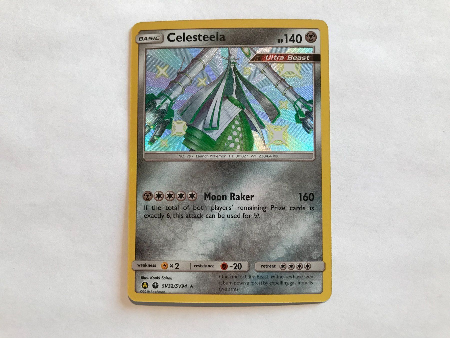 Pokémon Carte collezionabili: Celesteela Shiny EN – Usato da Hagendorn venduto da Pokecollectorch 1