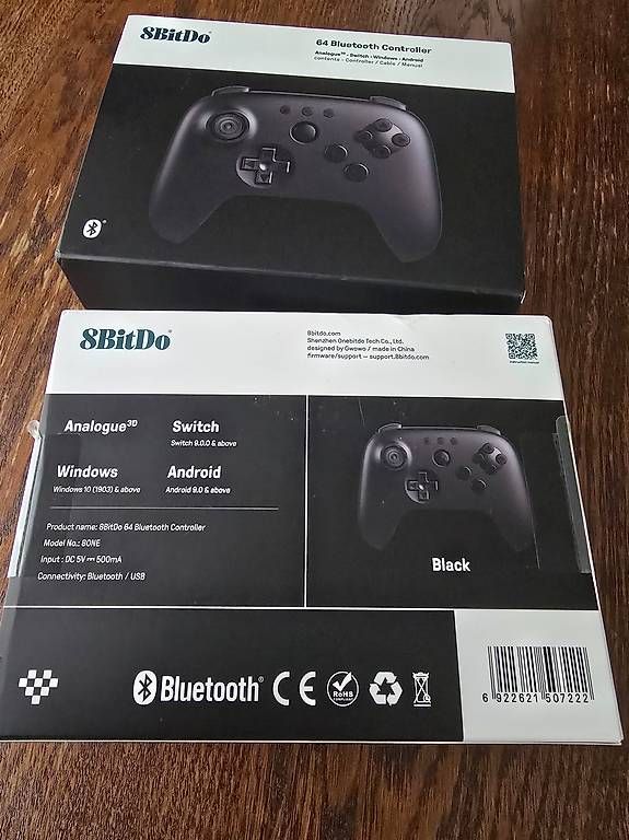 8BitDO Controller: NEU 2x 8BitDo 64 Bluetooth Controller – Neu und originalverpackt aus Bern von GoldenAgeGaming 1