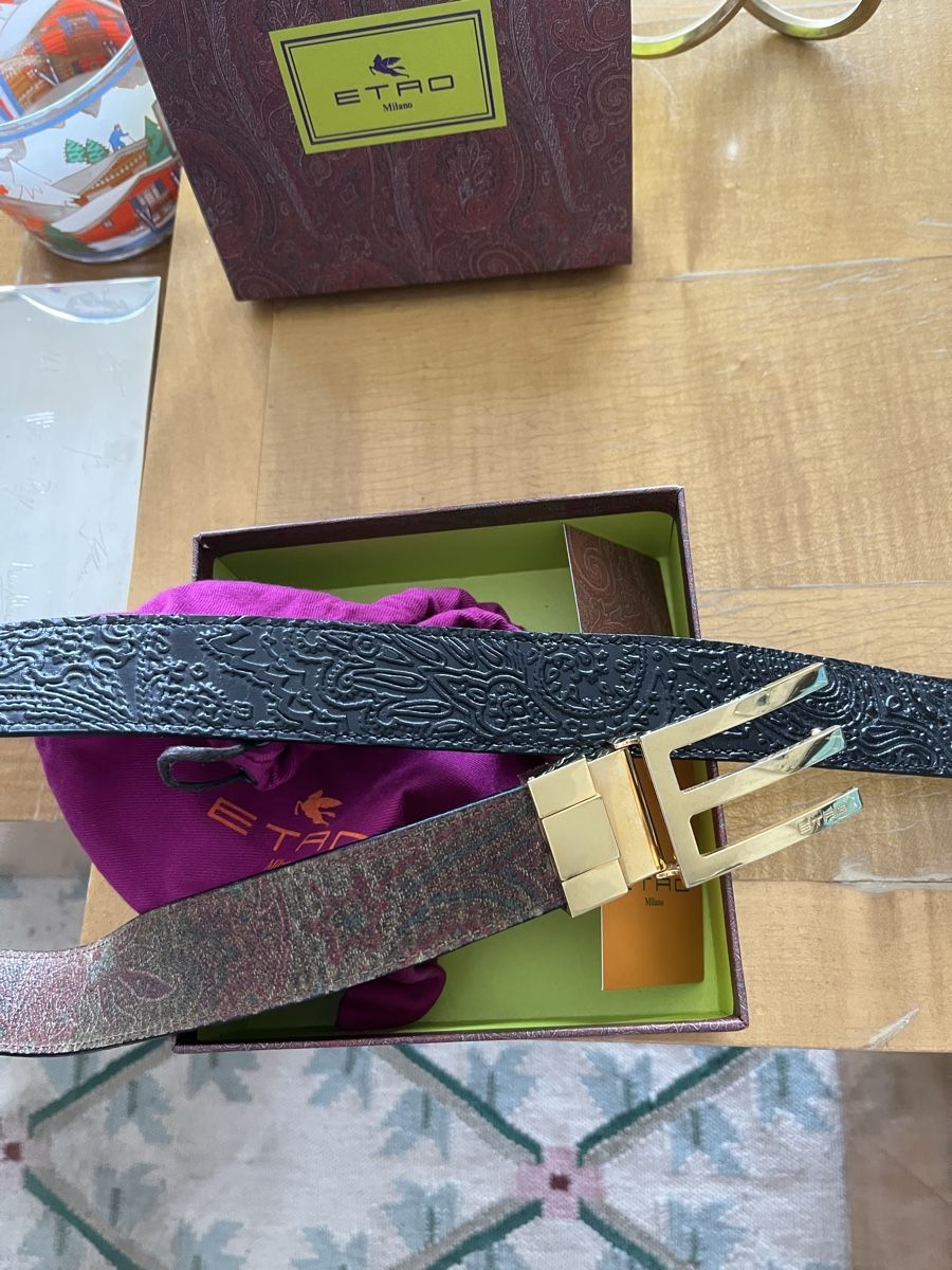 Etro Cinture: Ceinture Etro réversible - Élégance et polyvalence! – Usato da Crans VS venduto da Vera3014 1