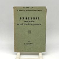 Broschur Schiesslehre für Jungschützen 1952 Zimmermann
