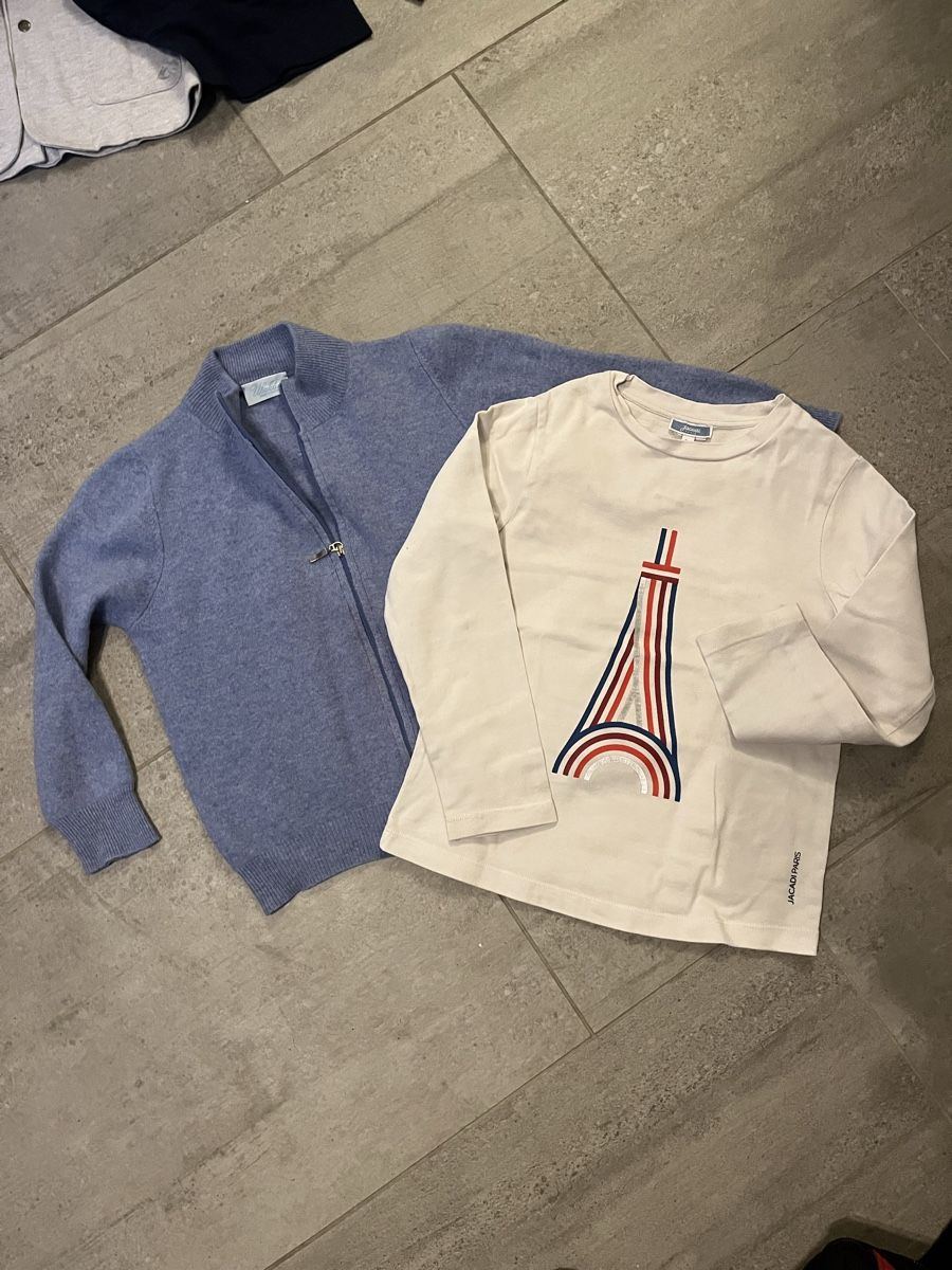 Jacadi Ensembles coordonnés: 128cm Jacadi Eiffel Tower Shirt - Size 8A – D'occasion à Zürich par Alex.Zurich 1