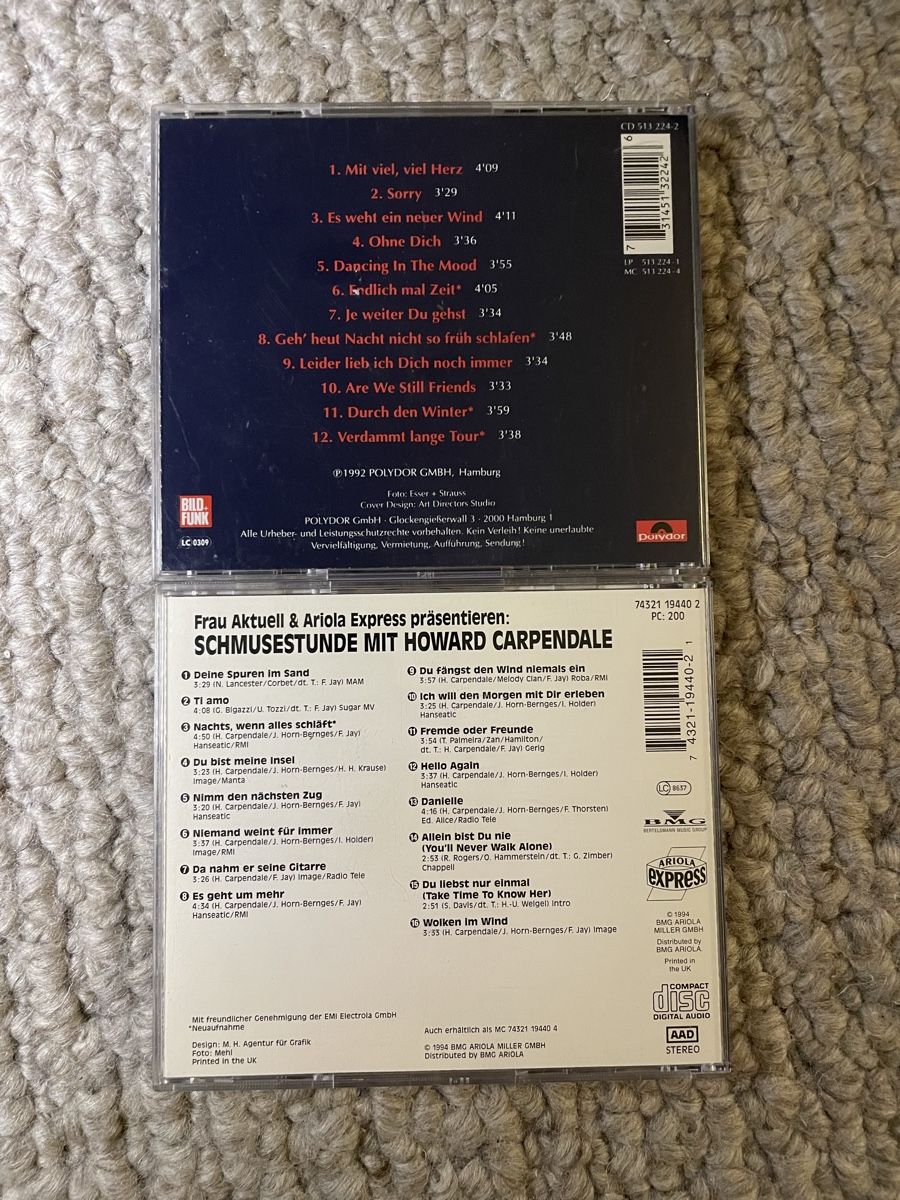 CDs: 2x Howard Carpendale – Neuf (Voir description) à Reinach AG par trigger7811 2