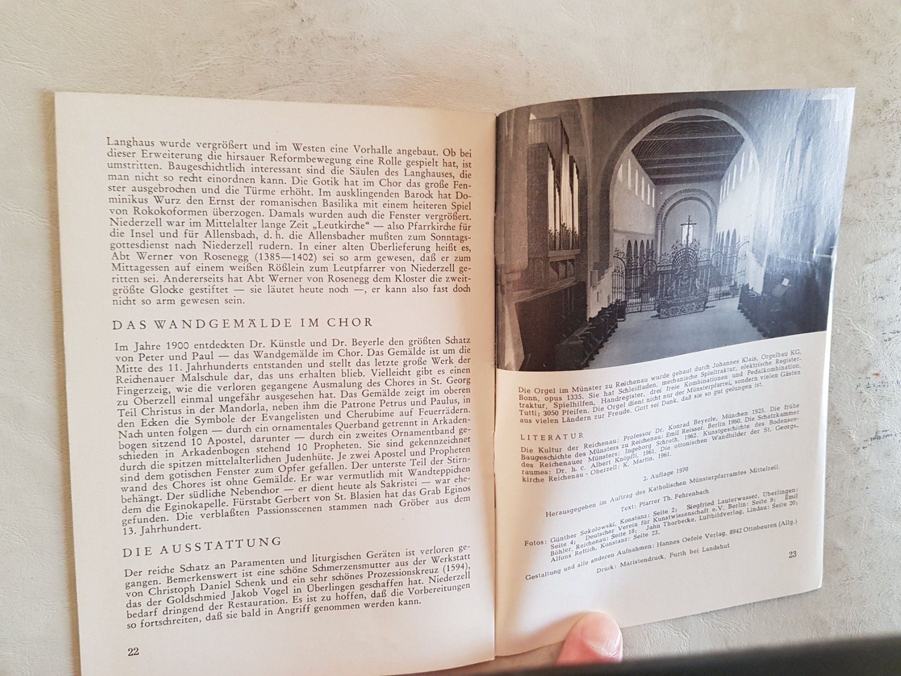 Libri: Die Reichenau und Ihre drei Kirchen  1970 – Usato da Walterswil BE venduto da Lonitti 2