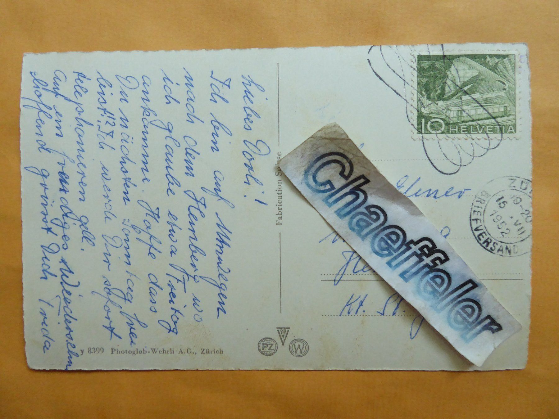Cartoline postali: 1952 Aarau vom Känzli gesehen – Usato da Zürich venduto da Chaeffeler 1