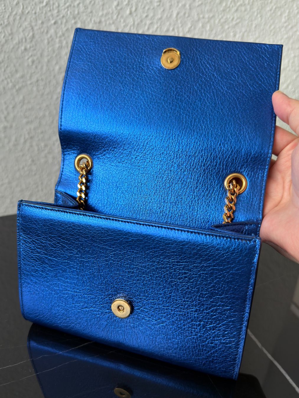 Saint Laurent Borse da donna: Authentique Sac SAINT LAURENT Pompom Kate avec dustbag – Nuovo (secondo la descrizione) da Carouge GE venduto da loveluxury 6