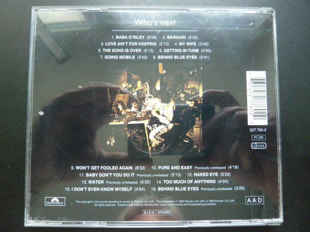 CD: WHO - Who's next – Usato da Au ZH venduto da sikoku 2