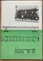 Die Personenwagen der SBB (Normalspur) 1902-1970 mit ....