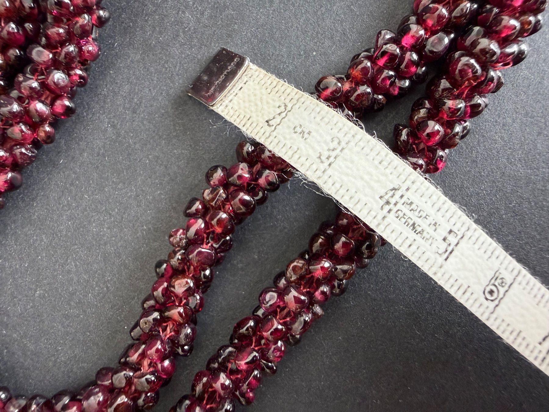 Catenine: Vintage echte Granat Kette – Usato da Spiegel b. Bern venduto da Rogger72 4
