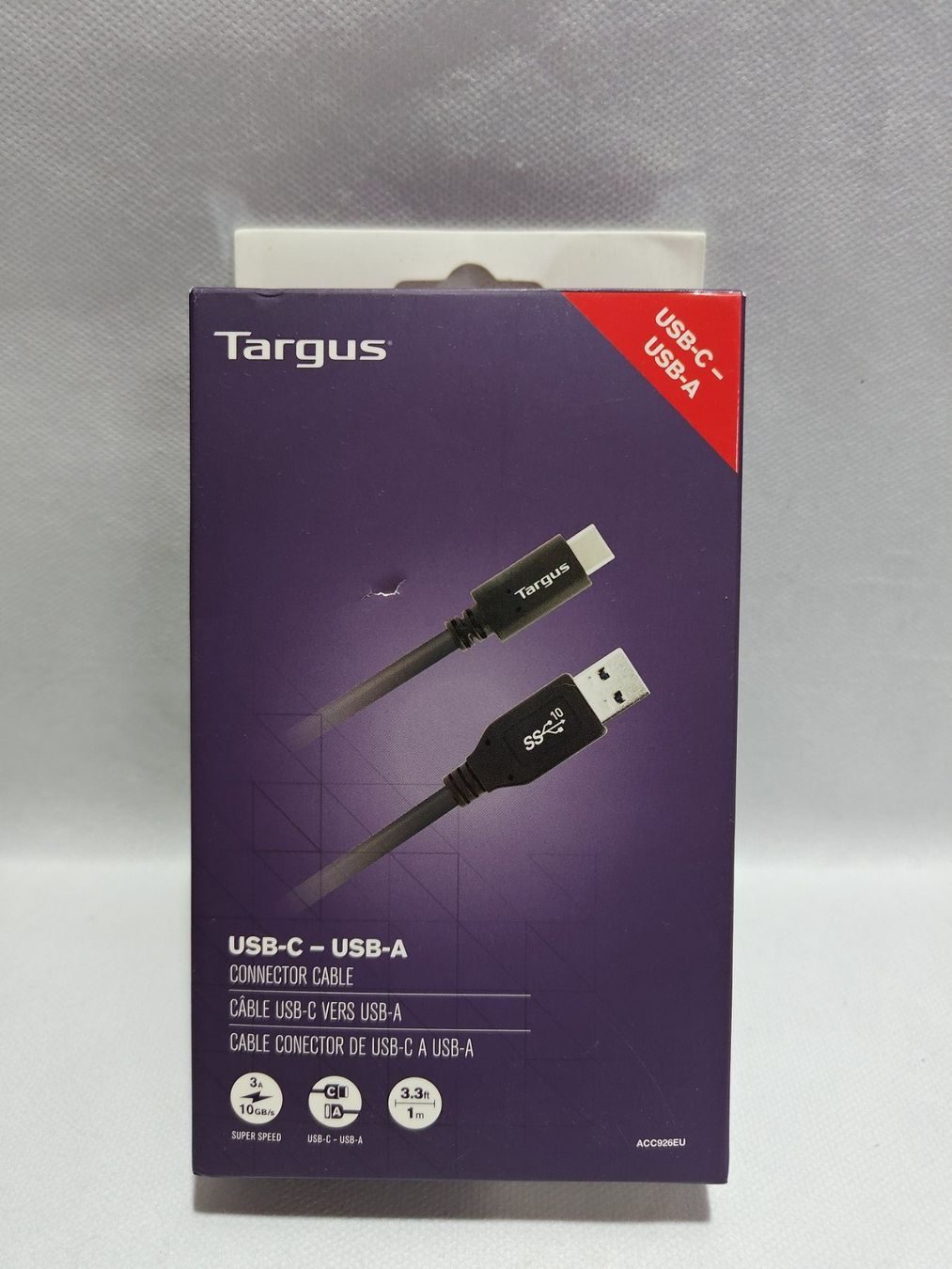 Kabel: Câble USB-C vers USB-A Targus 1m neuf – Neu und originalverpackt aus Courtemaîche von Atelier.tech-Market