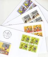 SBK J373A - J376A im 4er-Block FDC