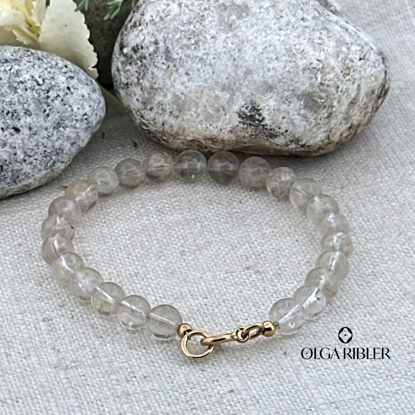 Olga Ribler Bracciali & Braccialetti: Armband mit Rutilquarz – Nuovo (secondo la descrizione) da Luzern venduto da MonikaS03