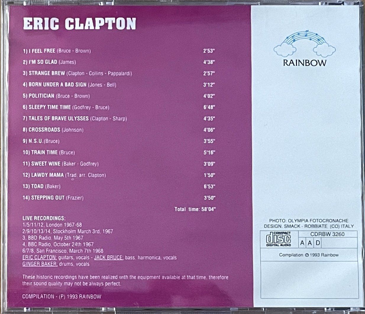 CDs: Eric Clapton - Live Recordings – Gebraucht aus Savagnier von Ne2065 1