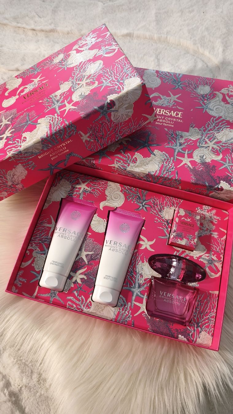 Versace Parfum & Eau de Toilette: 90ml.+5ml.Versace BRIGHT CRYSTAL ABSOLU ✨EDP✨ Gift set – Neu und originalverpackt aus Altdorf UR von Swissglam