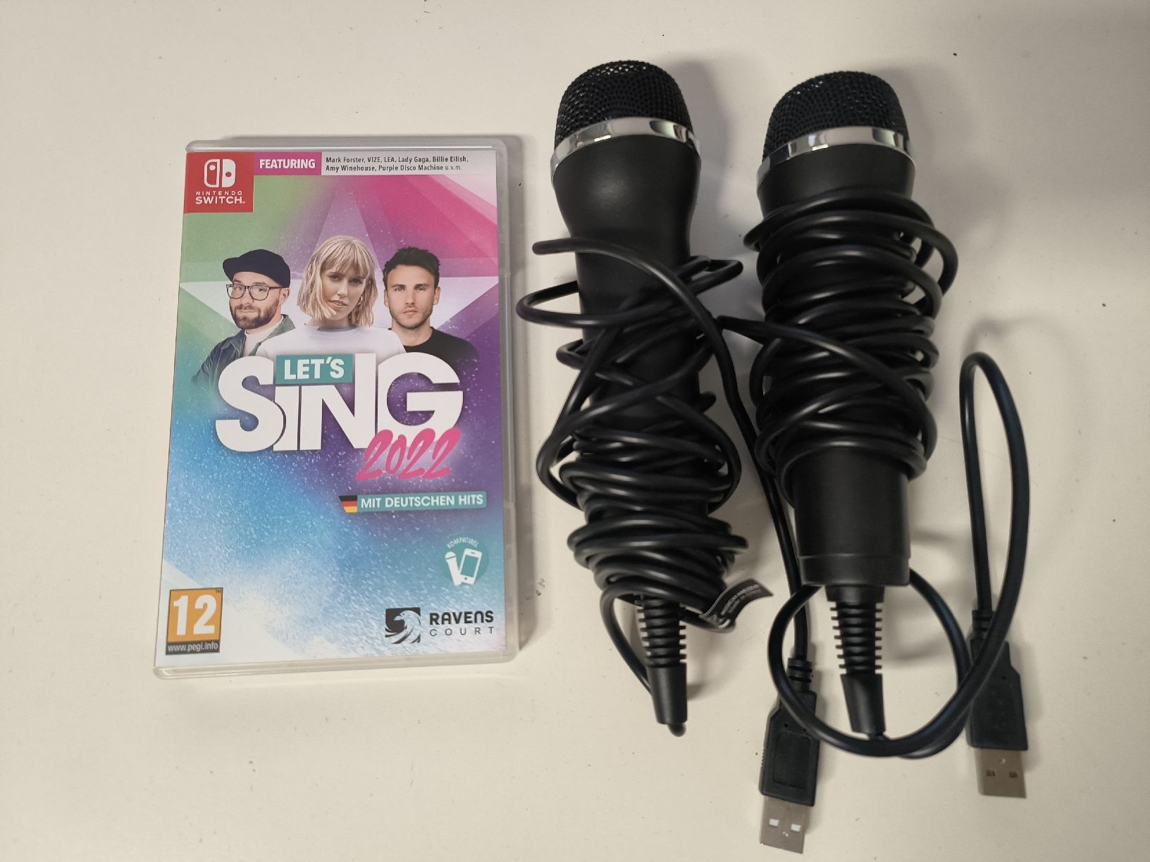 Nintendo Giochi: Let's Sing 2022 Switch mit 2 Mikrofonen – Usato da Lachen SZ venduto da JDM_Seikatsu