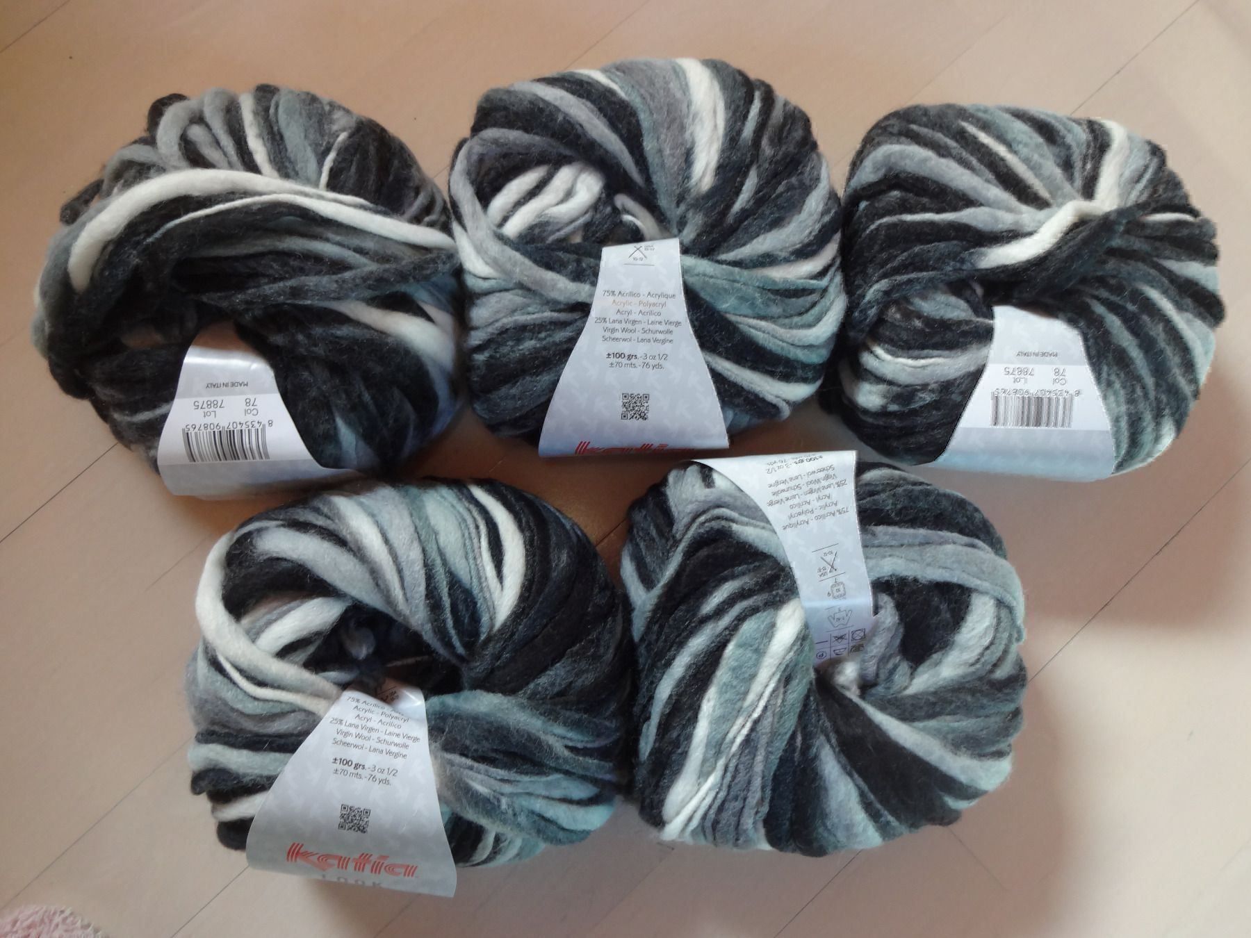 Lana: * KATIA LOOK  500g * – Nuovo e nell'imballaggio originale da Reigoldswil venduto da arosa05