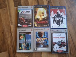 PS2 Spiele Sammlung – 6 Games komplett mit Anleitung