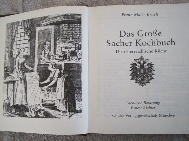 Libri: DAS GROSSE SACHER KOCHBUCH, Maier Bruck – Usato da Zürich venduto da Fredor01 2