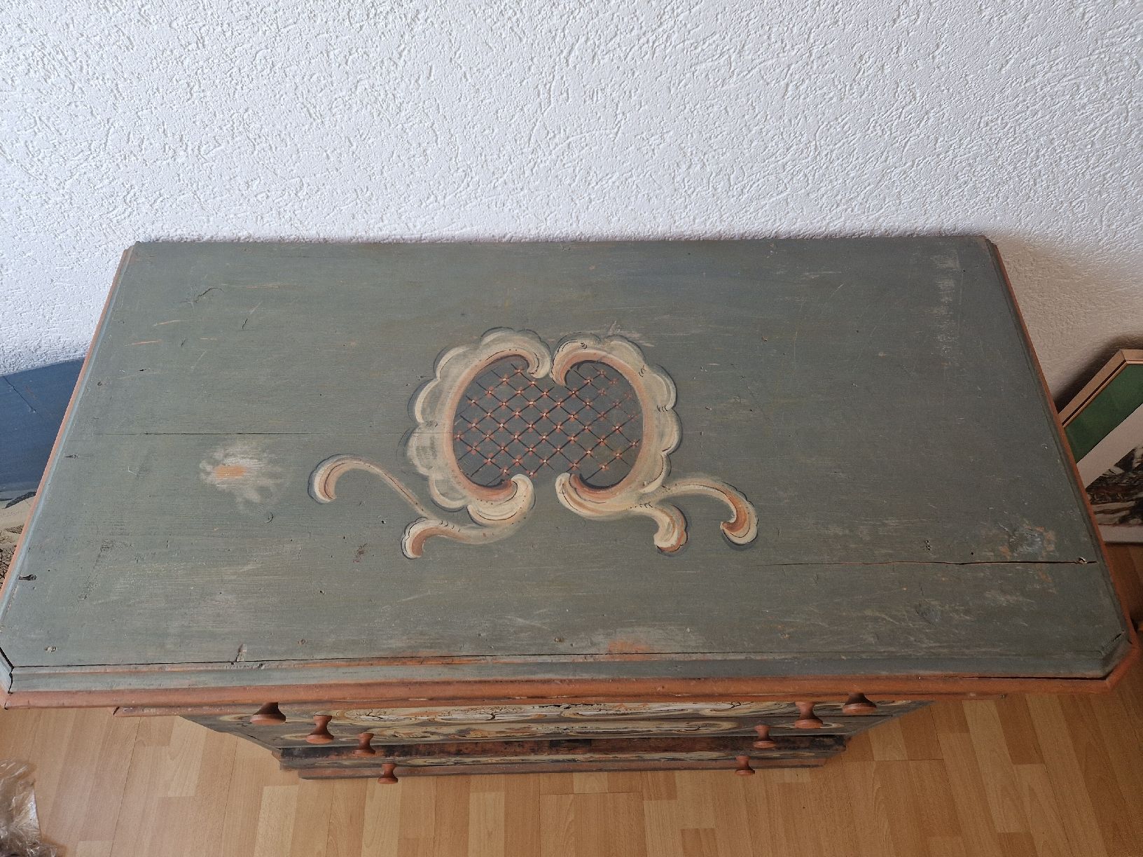 Cassettiere: Handbemalte Bauernkommode, Antik Stil – Usato da Birr venduto da bambam0815 2