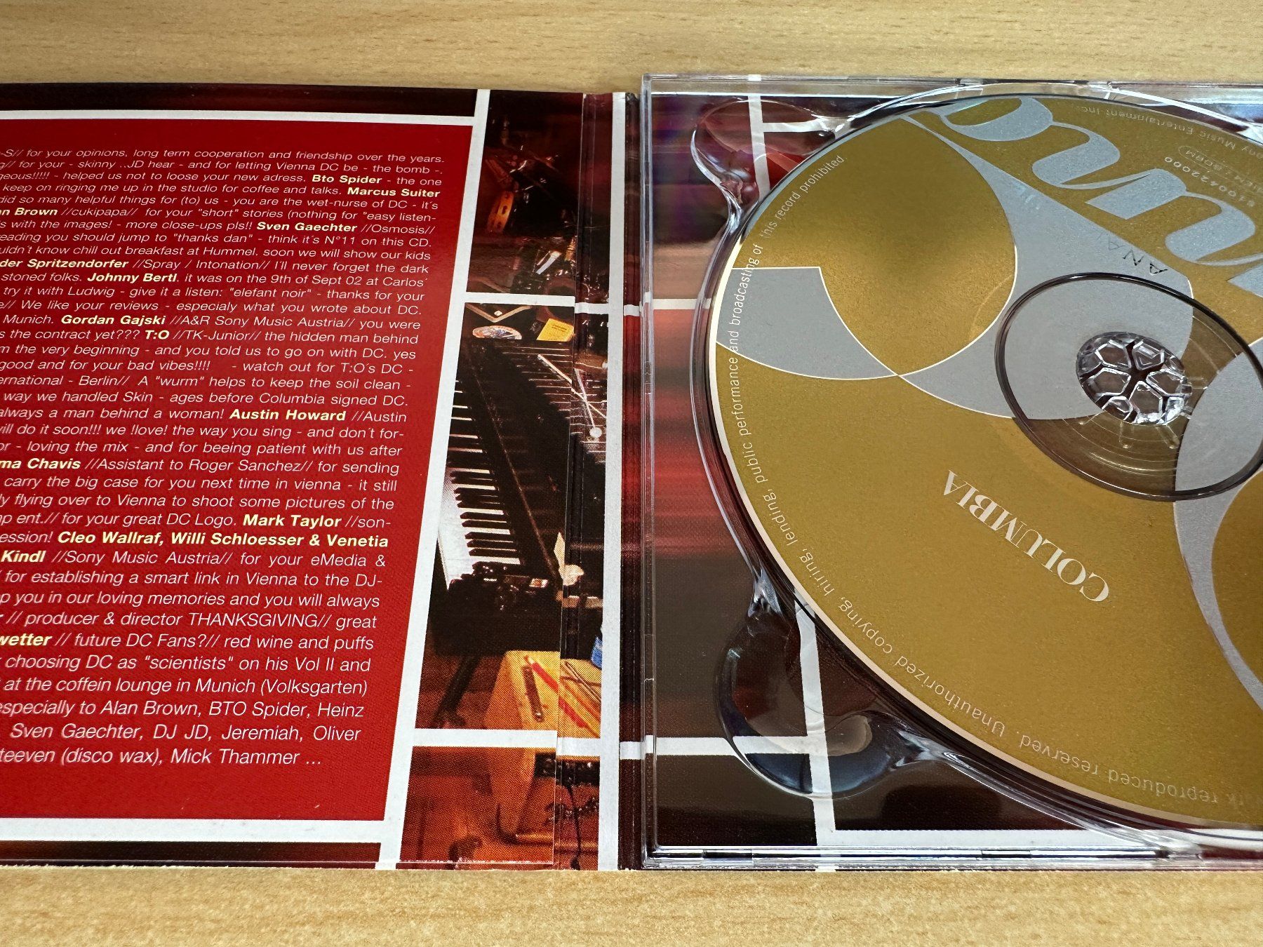 CD: Vienna D.C. – Analogue – Usato da Rikon im Tösstal venduto da Alpenmutz 2