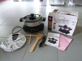 Marroni & Grill  3 in 1  mit Anleitung und Zubehör