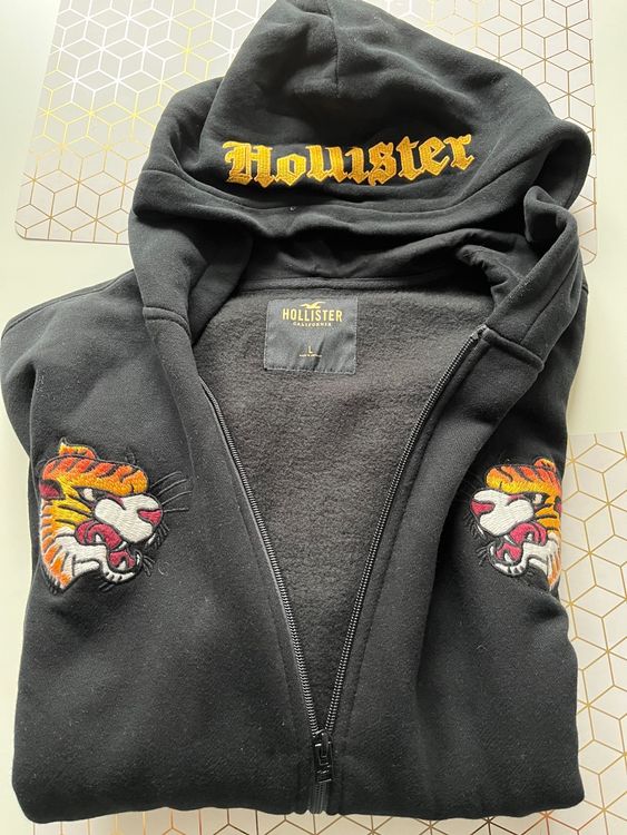 Hollister on sale hoodie schwarz