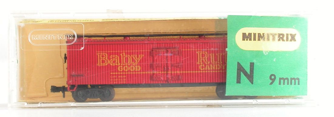 Trix Modellini di ferrovie: Trix US Box Car Baby Ruth Spur N – Usato da Oberwil BL venduto da Klang 5