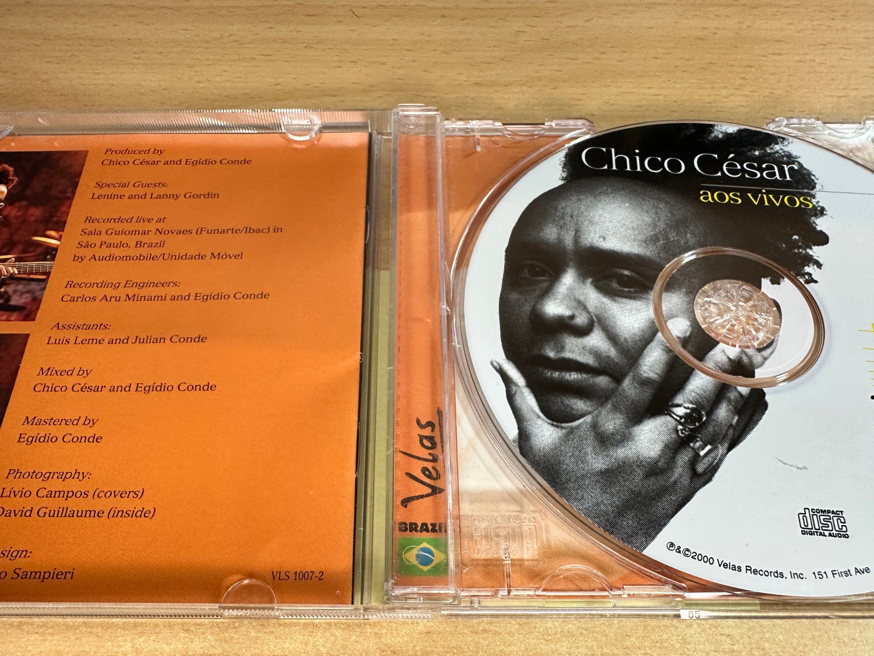 CD: E5 Chico César – Aos Vivos – Usato da Rikon im Tösstal venduto da Alpenmutz 2